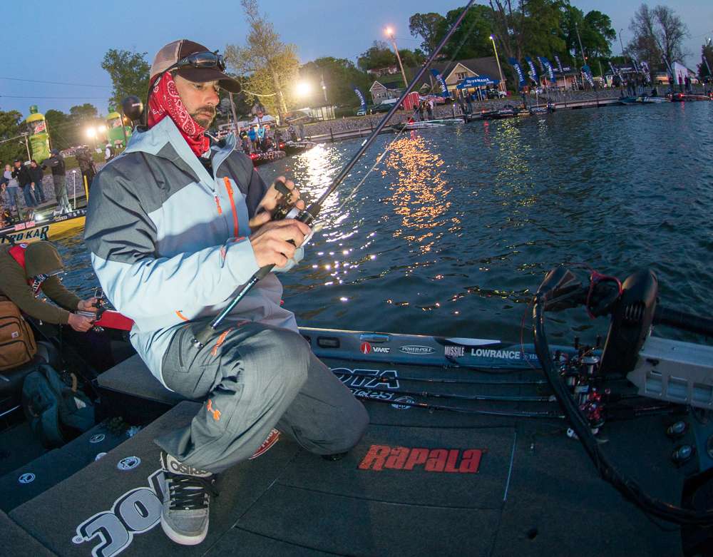 The leader for all three days, Micheal Iaconelli is looking for a wire-to-wire victory.