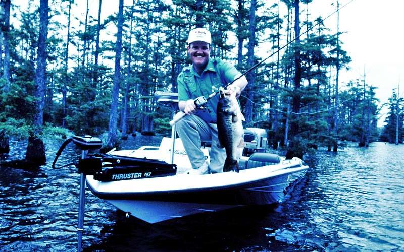 5. Who has been the biggest influence on your fishing career?

It's hard to nail it down to one person. The real answer to that is probably the Ozark Bass Club. When I was 16 years old, I was a big ol' kid who had a boat. I looked older than 16, and you were supposed to be older than that to join. There were a number of good fishermen in that club who were in their 40s and 50s. That's where I learned to fish deep structure, and that really hooked me on that style of fishing, where you could find schools of 60, 70, 80 bass. Joining that club and fishing with those older guys probably helped me more than anything I could have done as a kid.