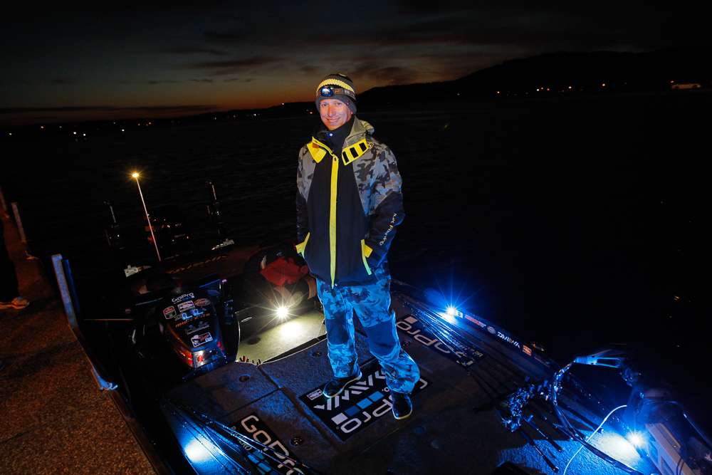The answer: it's Brent Ehrler. Nice Huk Performance Fishing gear, guys.