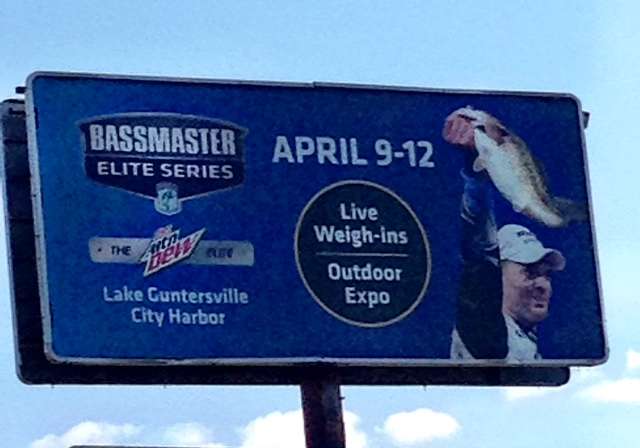 The ones who are already in Guntersville have likely seen this sign welcoming them to the area ...