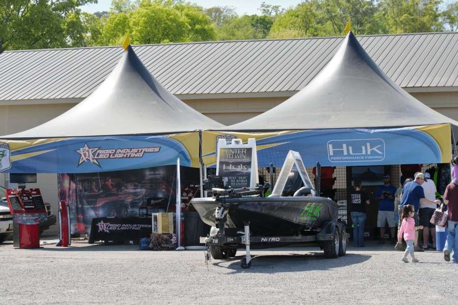 A number of sponsors were on-site to connect with Lake Guntersville Bassmaster Elite Series fans.