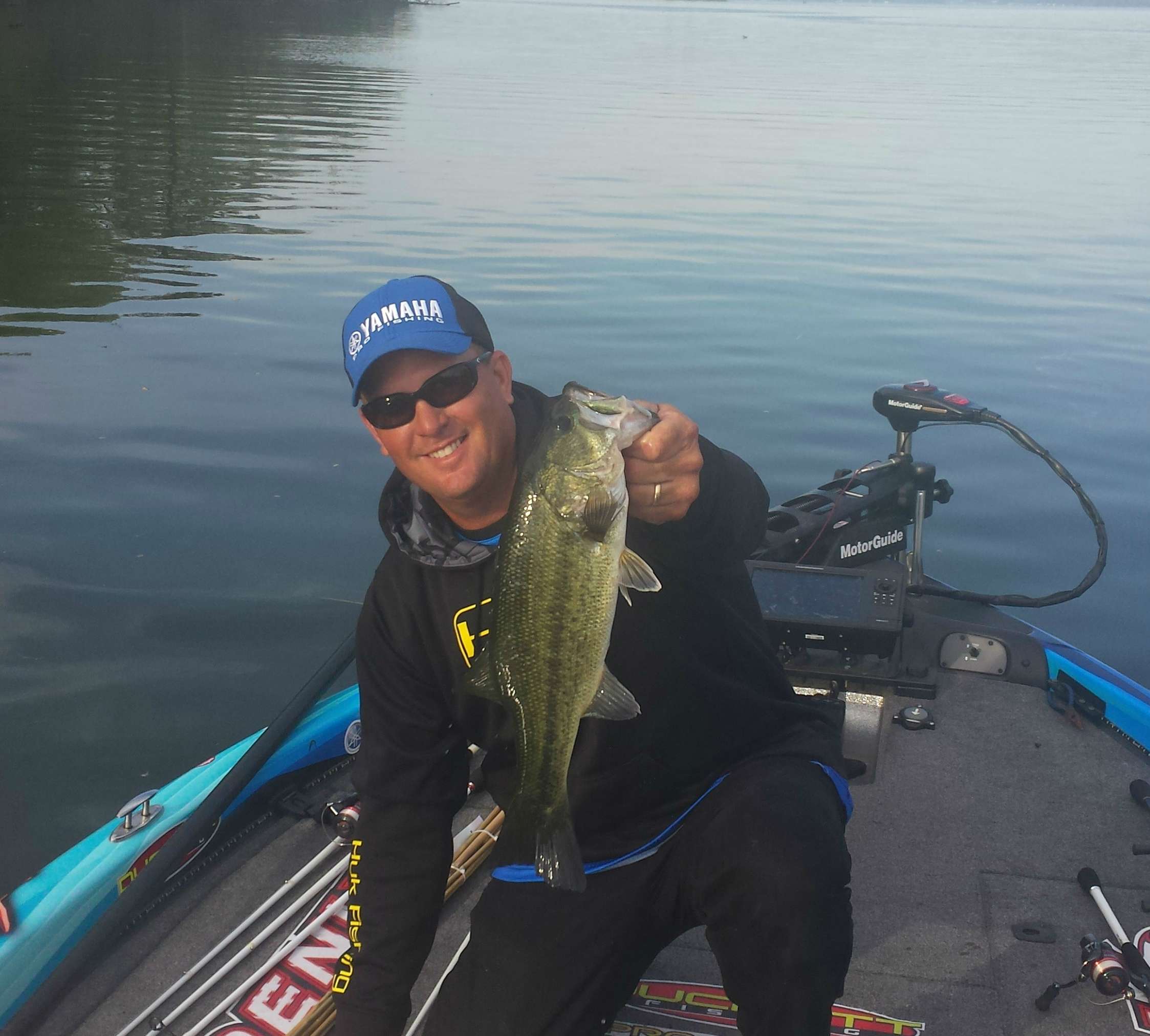 Cliff Prince with No. 3
<br>Photo by Bassmaster Marshal Jesse New