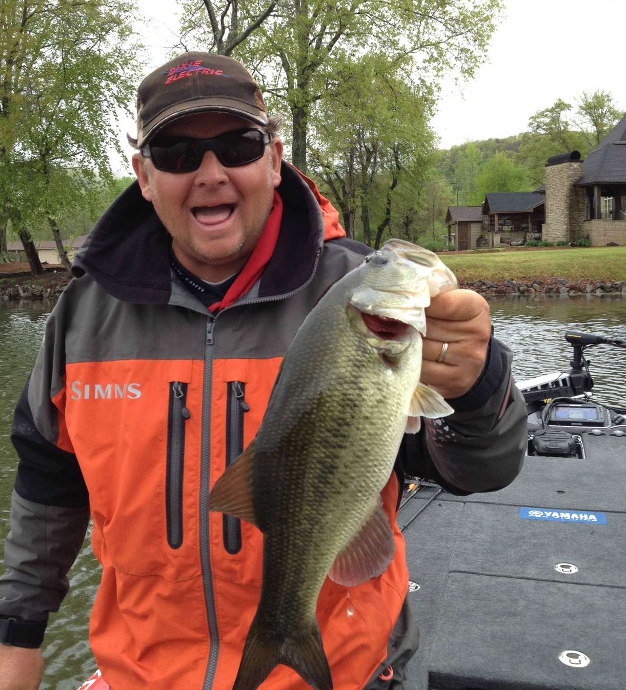 Kurt Dove with his fourth keeper of the day.
<br>Photo by Bassmaster Marshal Chris Pope