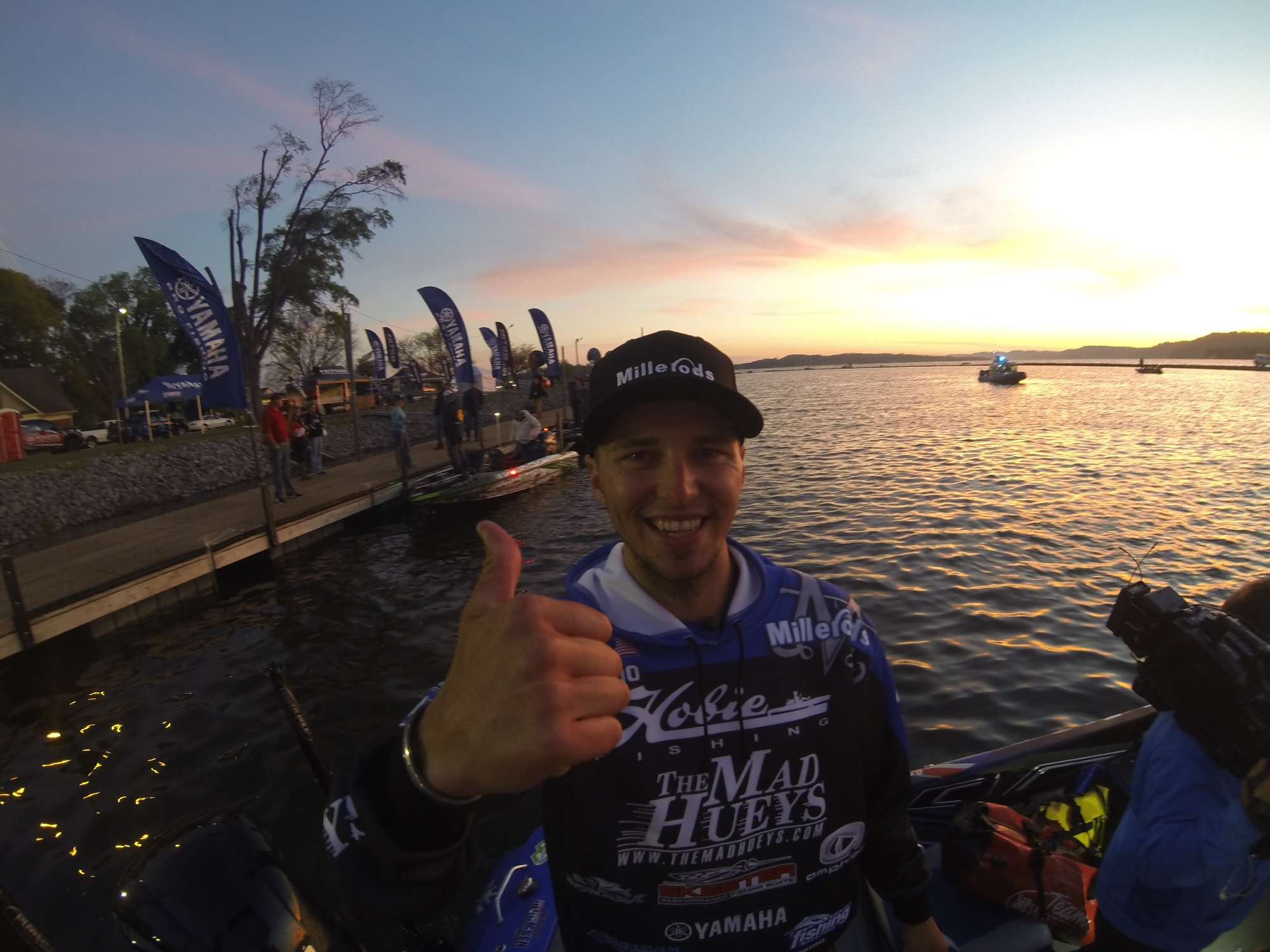 Carl Jocumsen was excited to fish the final day on Lake Guntersville.
