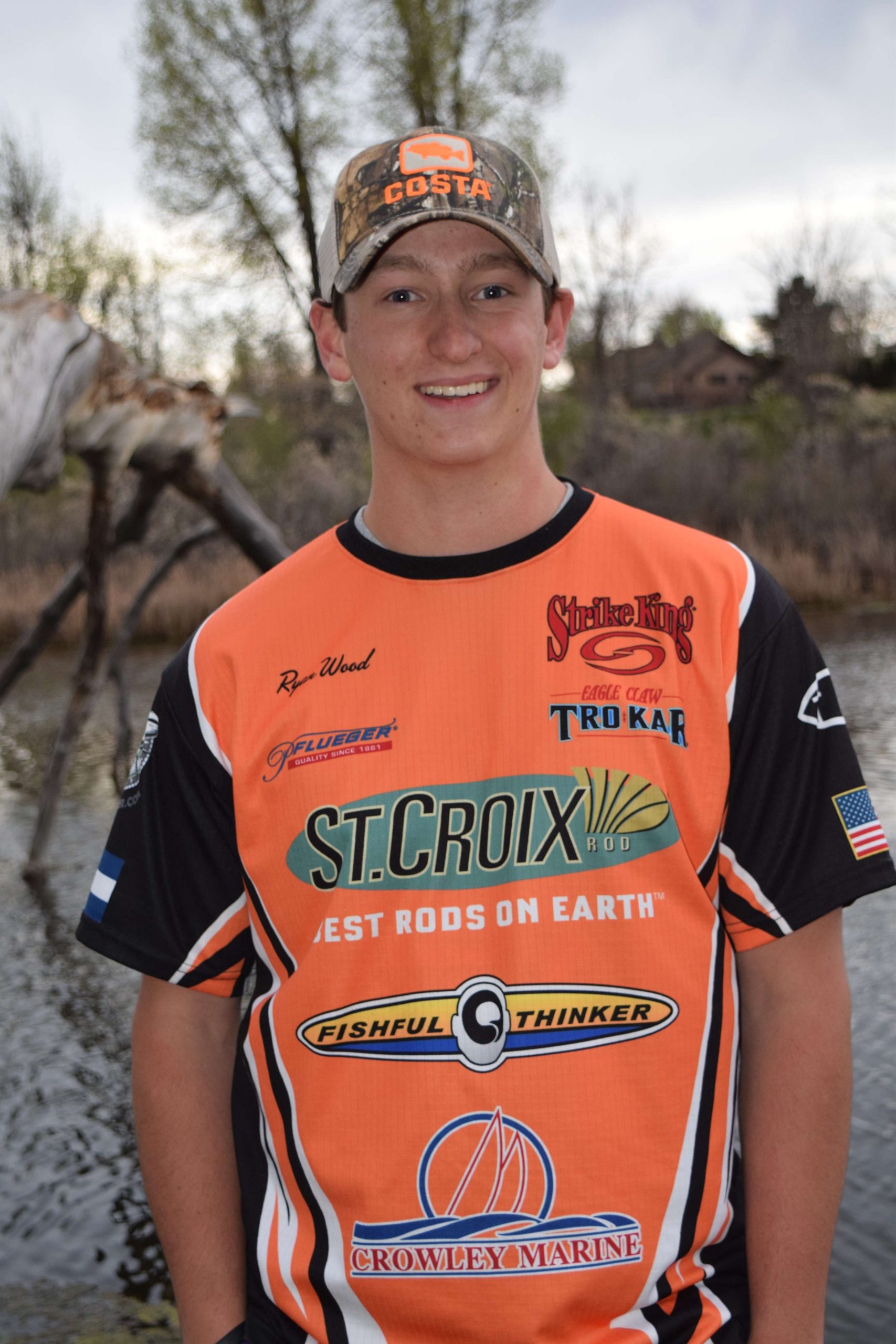 <p>Colorado: Ryan Wood</p>
<p>
Wood is a junior at Legacy High School. Last year, he won the prestigious Costa Bright Future Scholarship award, and he has several tournament wins to his credit, including the 2013 Bassmaster Junior World Championship. Wood was awarded a conservation grant in March on behalf of his high school club and the Colorado Department of Parks and Wildlife to refurbish and add structure to a pond in Denver to be used for kids' fishing seminars.