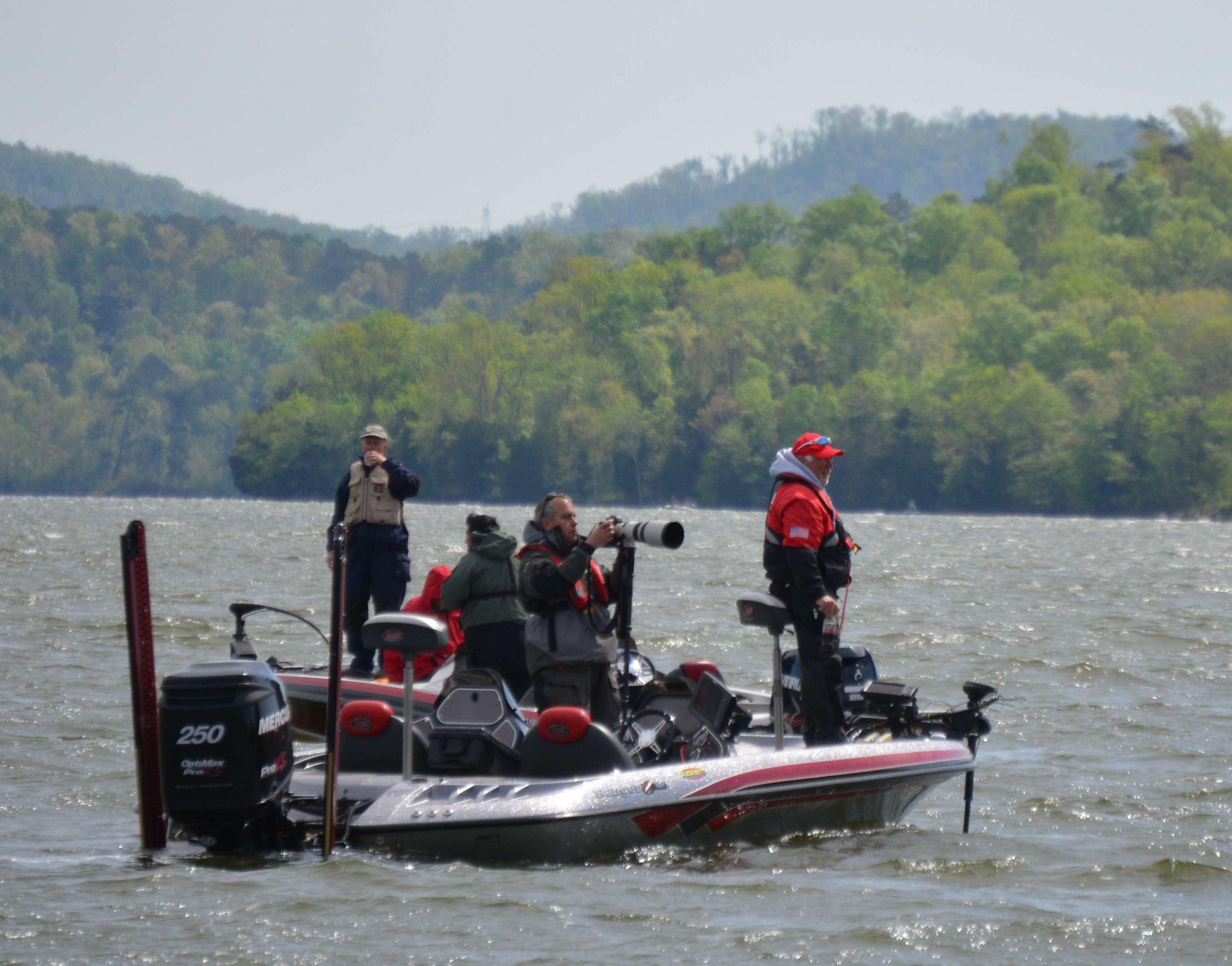 And Gary Tramontina was nearby taking long-lens photos for Bassmaster Magazine.