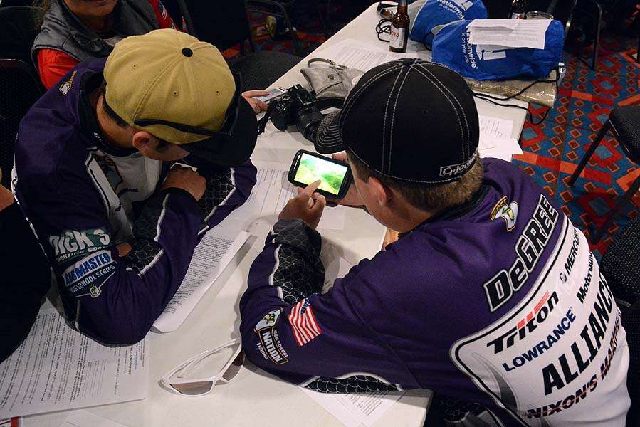 Logan DeGree and Isaac Steigman are members of the Oregon team with a twist. The young anglers are part of the high school contingent on hand from their respective states. 