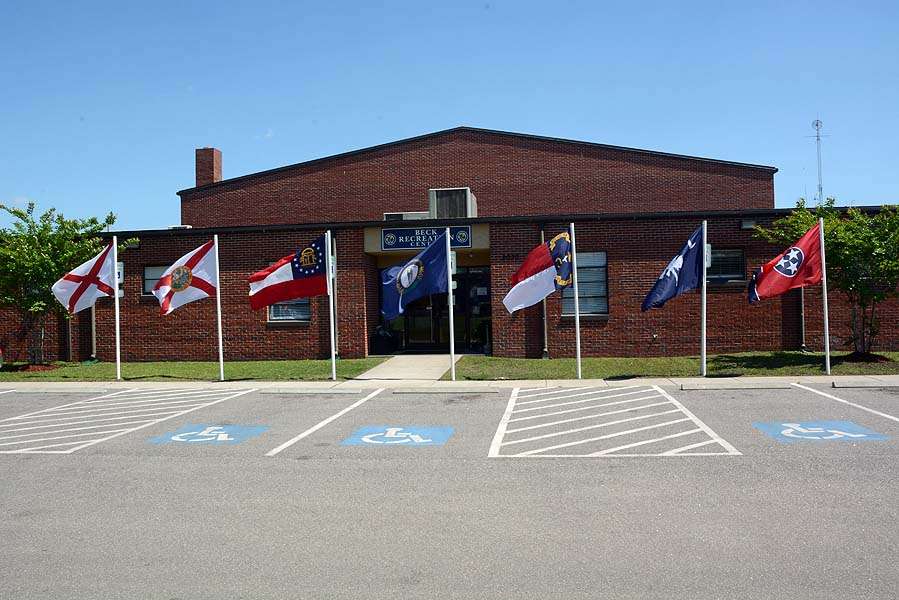 Host Georgetown County is going all out to welcome the teams from seven states. Flags fly at the entrance to the registration and dinner at J.B. Beck Center. 