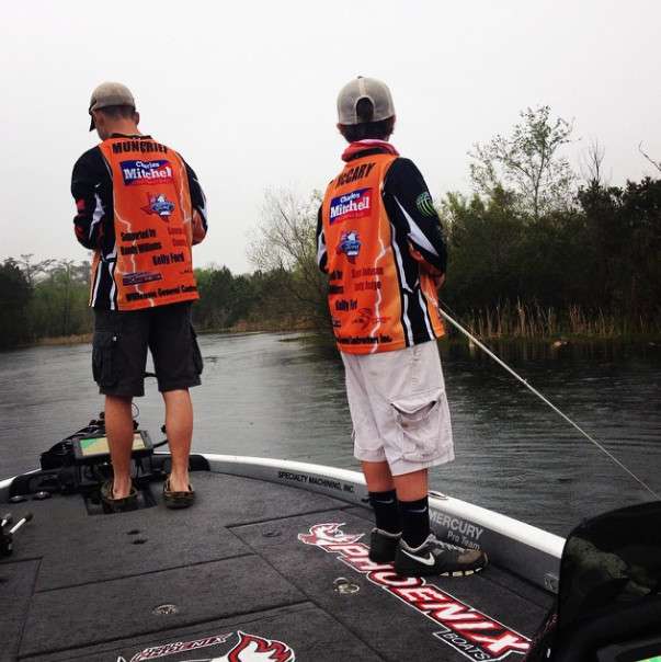 <p>Had a great time taking the high school boys out for their little Bassmaster derby today. They find out who won tomorrow but it looked like they did pretty good to me.</p> <p><a href=