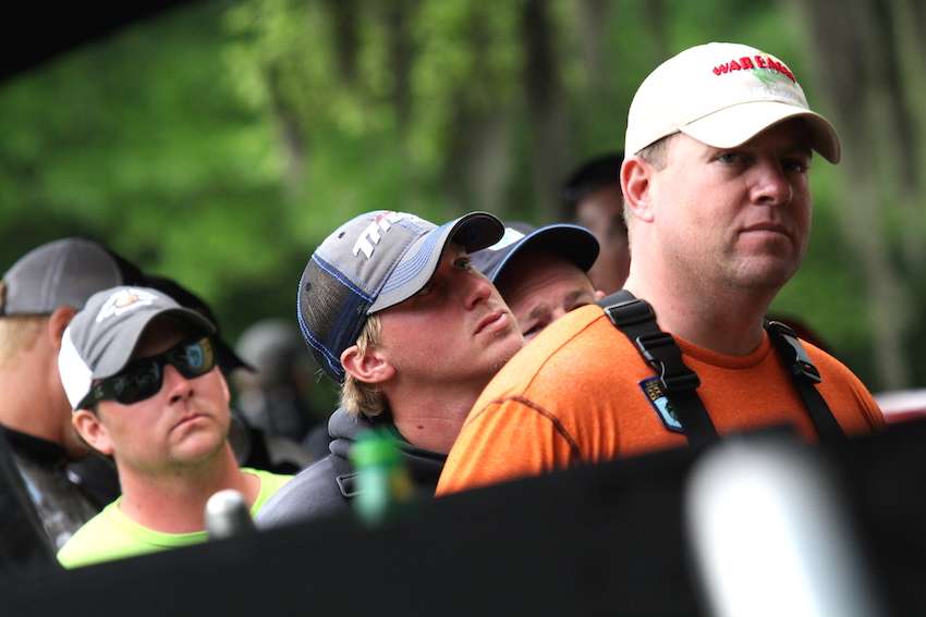 Connell calculates as he looks at the leaderboard...