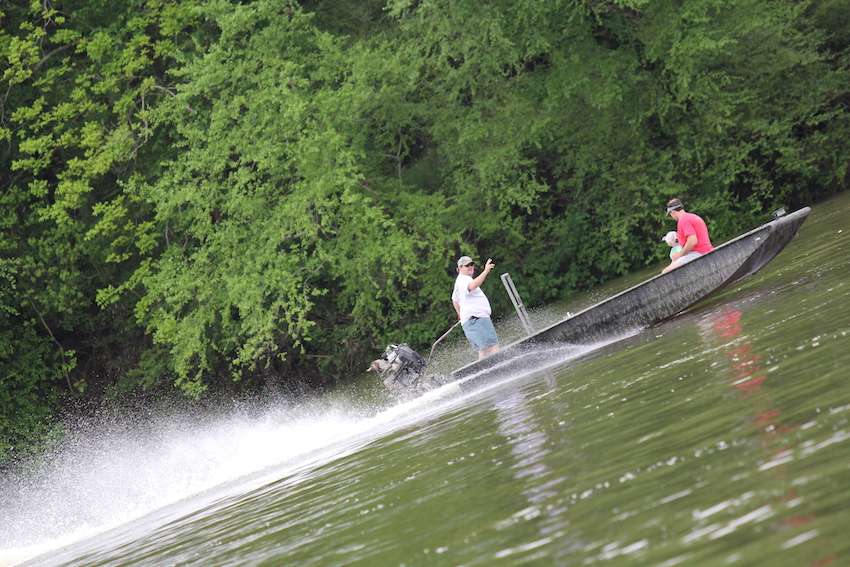An Alabama River special comes buzzing by. 