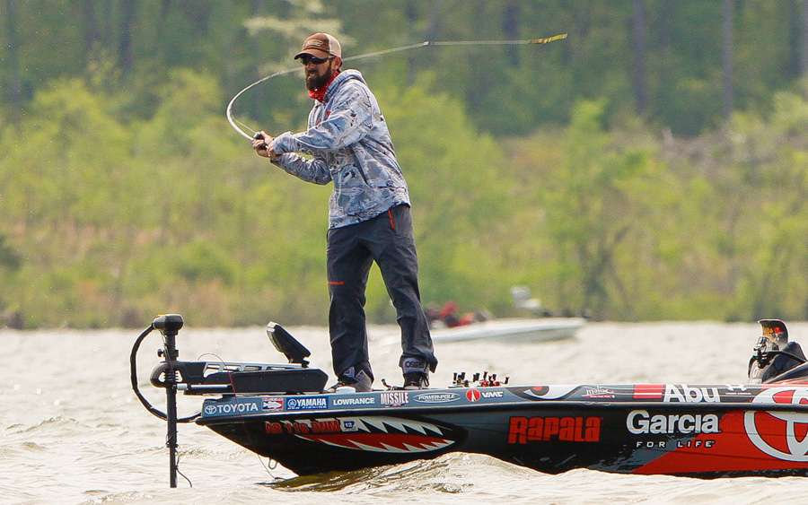 This day was becoming a grind for Iaconelli, but he was firing away. 