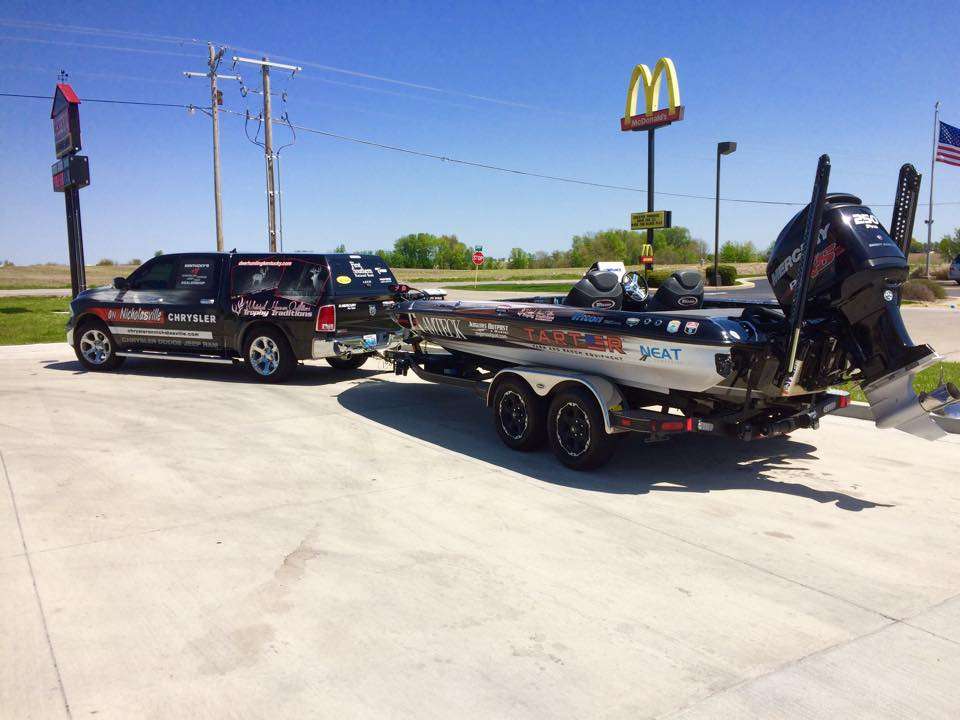 <p>Well it's finally here ... cross country trip for the Cal Delta and Lake Havasu #basselite tournaments. Gonna be a long ride. 2500 miles and 36 hours one way. #roadwarrior</p>
<p>-- <a href=