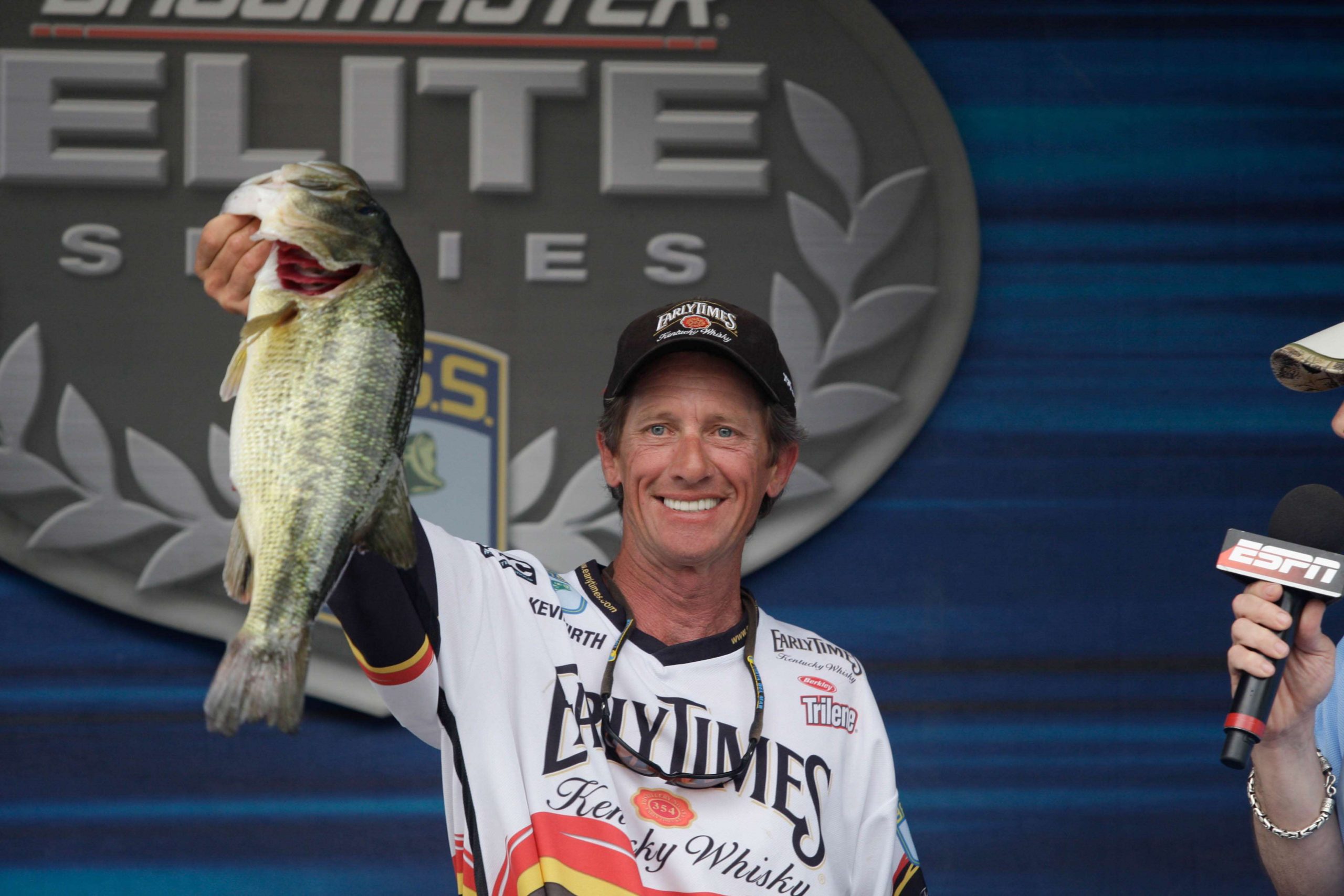 Kevin Wirth is one of the four anglers who topped 100 pounds. He caught 102-3 over four days, ending in third place. Wirth is now retired from the Elite Series, so he won't be a threat this year.