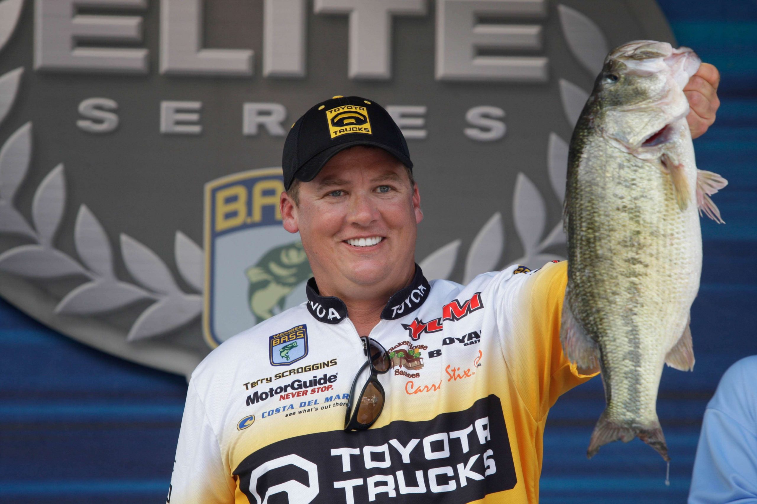 Terry Scroggins caught the biggest fish of Day 3, an 8-2.