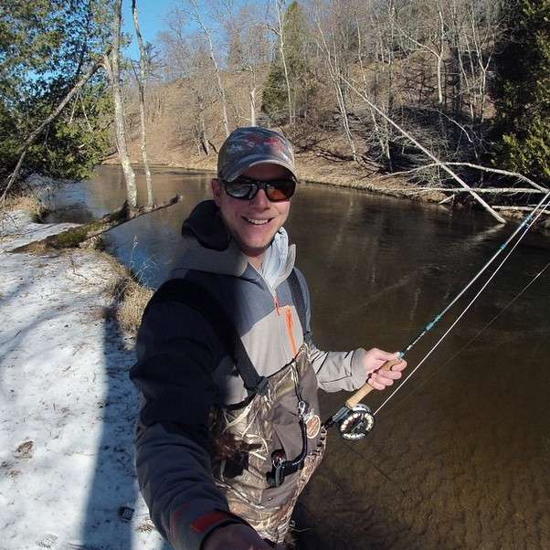 <p>Chasing down some Steelhead on the river with the fly rod today!!! @fishgloomis @uafish #gopro #finesse #notjustbassfisherman #steelhead #bassmaster</p> <p><a href=