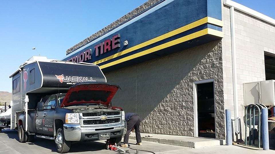 <p>Gotta get new tires ... this is the part of the long trip, huh ...</p>
<p>-- <a href=