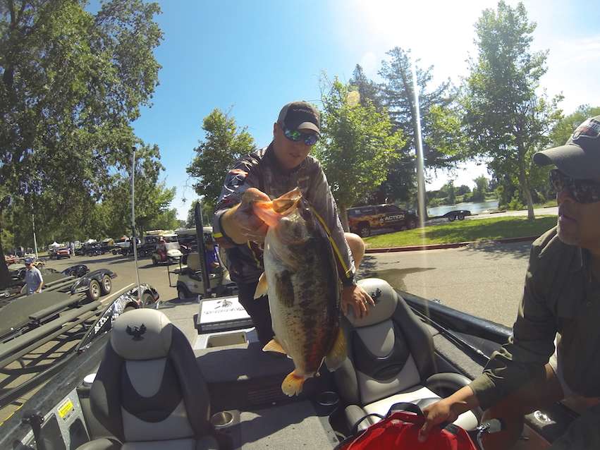 Greg Vinson had a bounce back day on the Delta.
