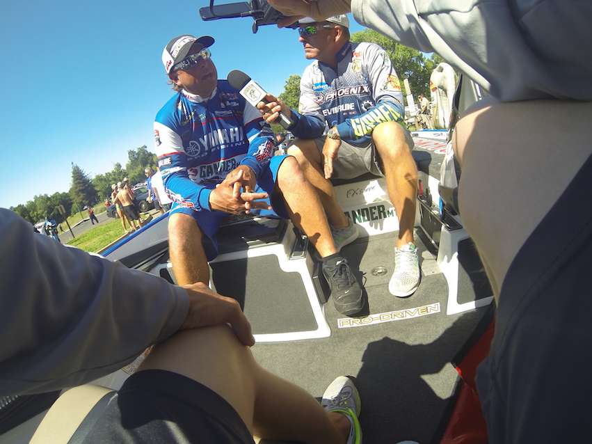 He is on a roll this year and he talked about his fantastic start to the season and also going home next week to fish Lake Havasu for the fourth Elite Series event.