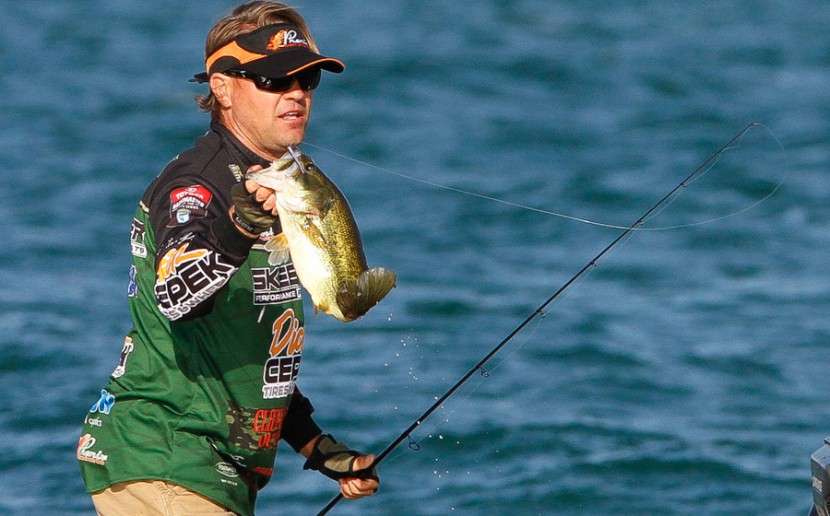 During Day 1 of the Bassmaster Elite at Lake Havasu presented by Dick Cepek Tires & Wheels, Cliff Pirch pulled plenty of healthy bass out of the fishery.