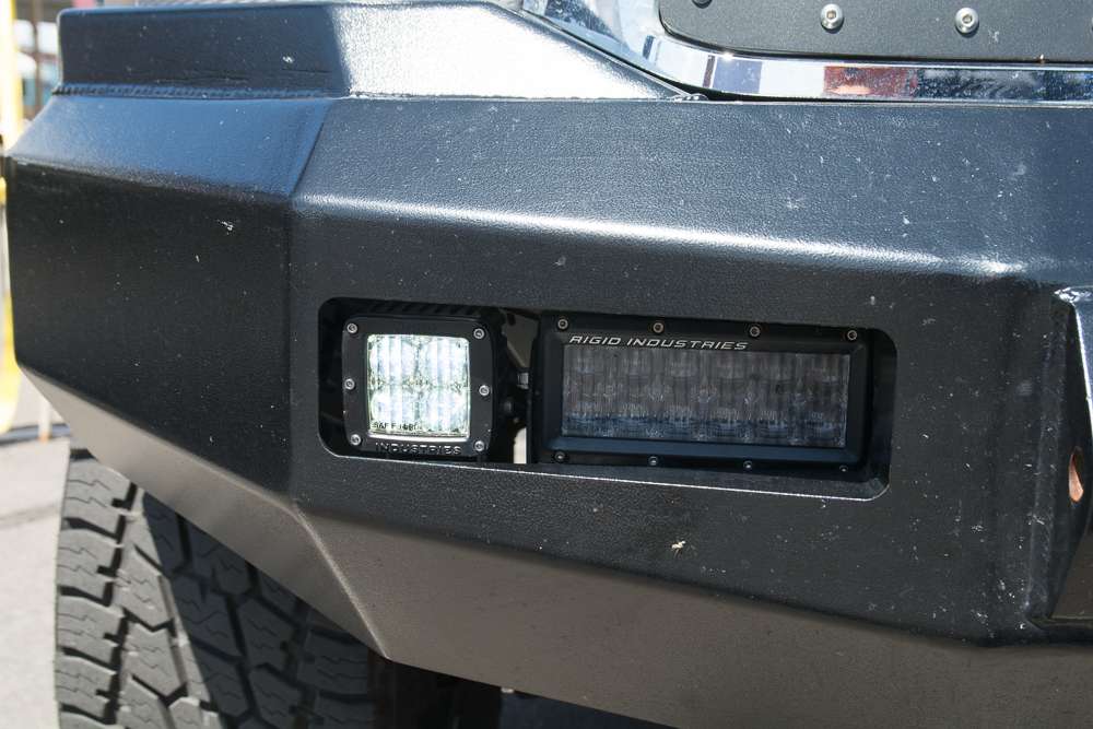 And DOT-approved fog lights. Completely street legal, these little boxes put out an insane amount of light. 