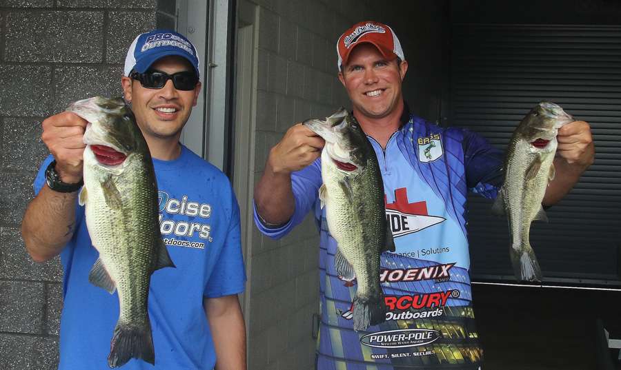 At the weigh-in Mansfield and Willert would bring three fish to the scales weighing 10 1/2 pounds. 