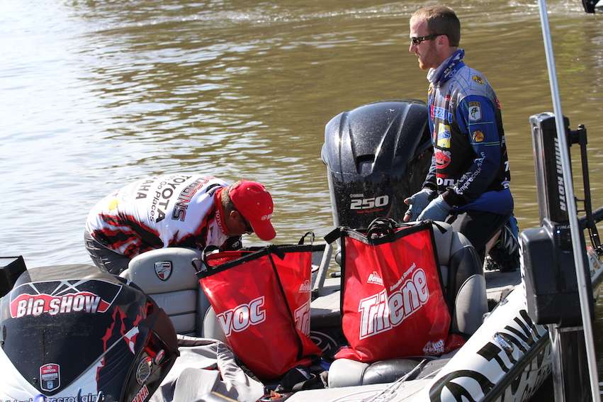 Terry Scroggins gave Brandon Card a lift after Card had boat issues.