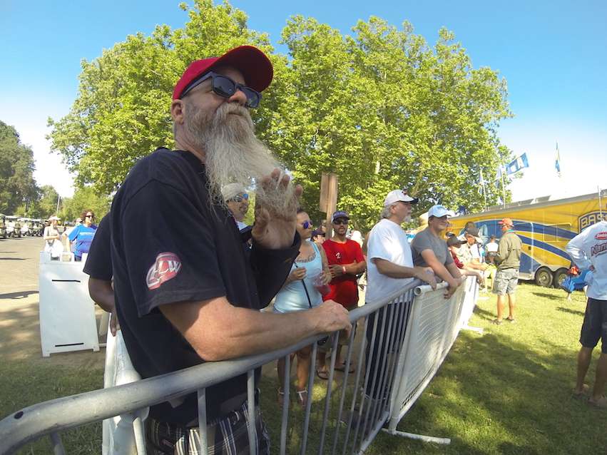 Check out this fans' beard.