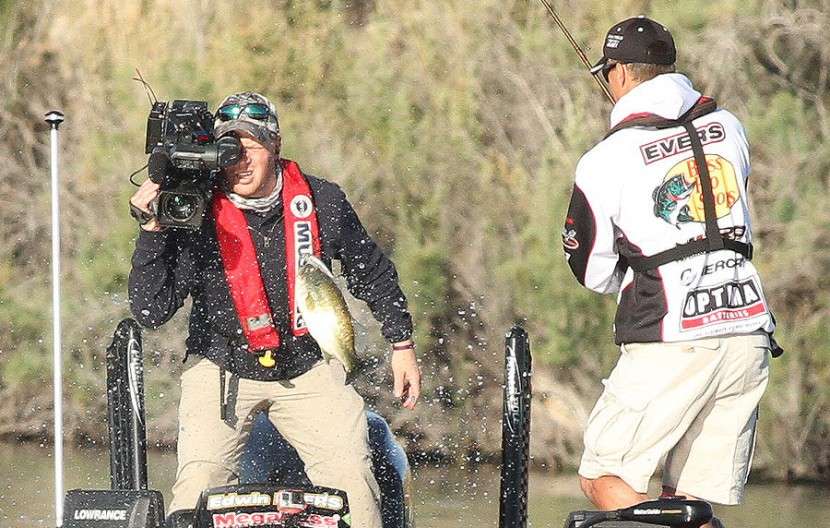 Edwin Evers and the rest of the Top 12 took to the water on Day 4.