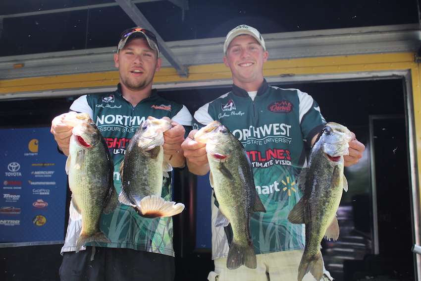 Andrew Nordbye and Adam Almohtadi of Northwest Missouri State University sit in 18th with 11-10. 
