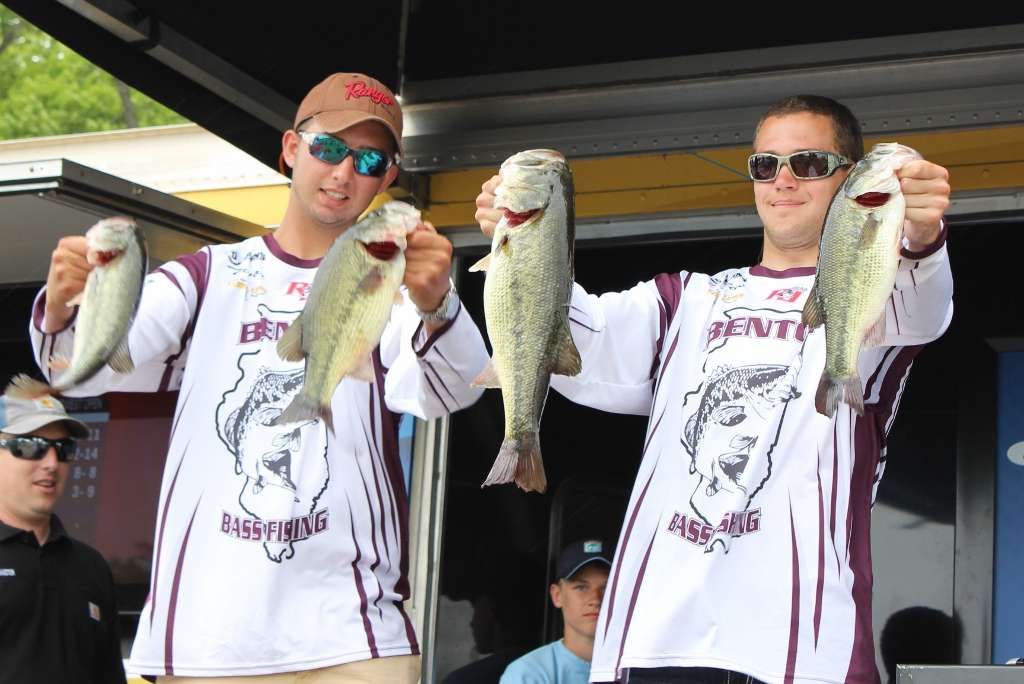 Dailus Richardson and Trevor McKinney finished second with 14-11. They spent most of the day flipping.
