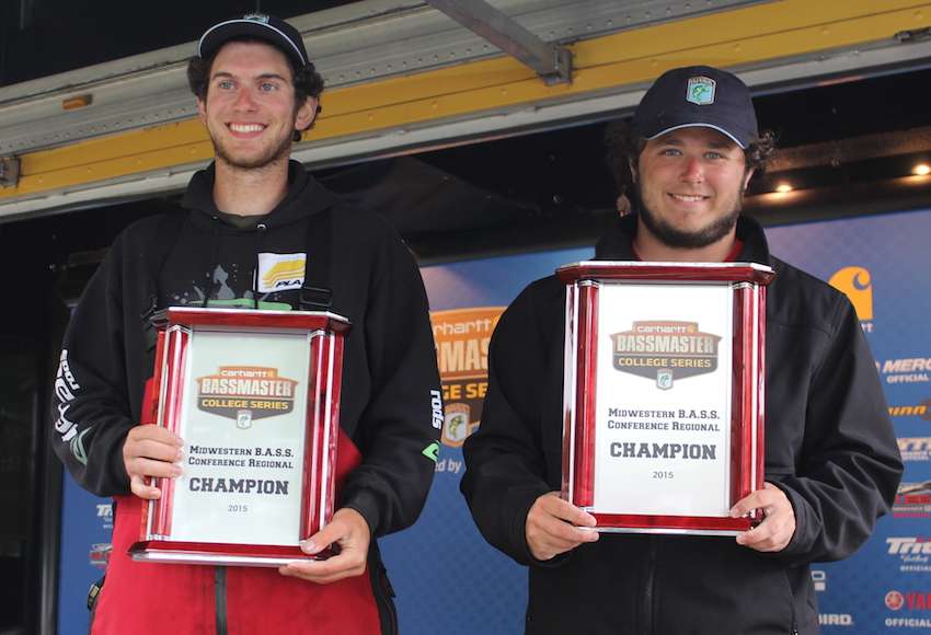 Northern Michigan University's Justin Brown and Brandon Bissell are your 2015 Carhartt College Midwestern Regional presented by Bass Pro Shops.