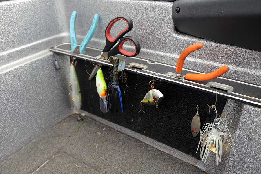 The tool rack every angler needs.