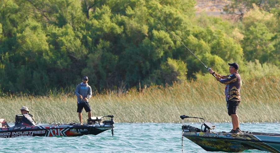 John Murray was fishing nearby, too. 