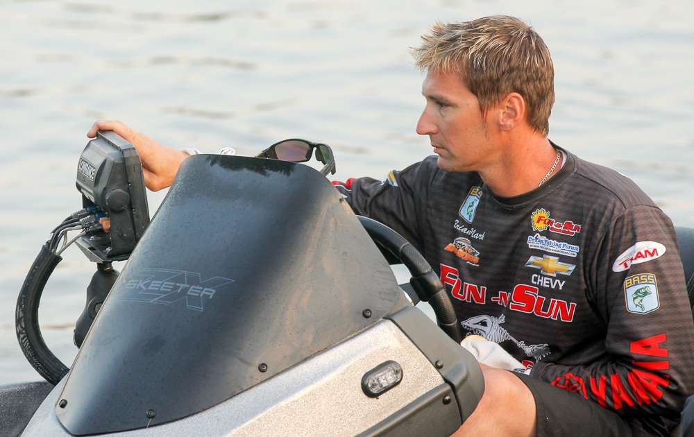 Opens angler Brian Clark would like another crack at Kentucky Lake.