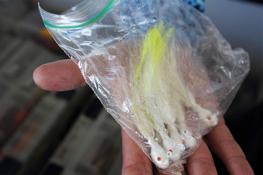 Are you not throwing a hair jig yet? You need to be. They're severely underrated for offshore structure.