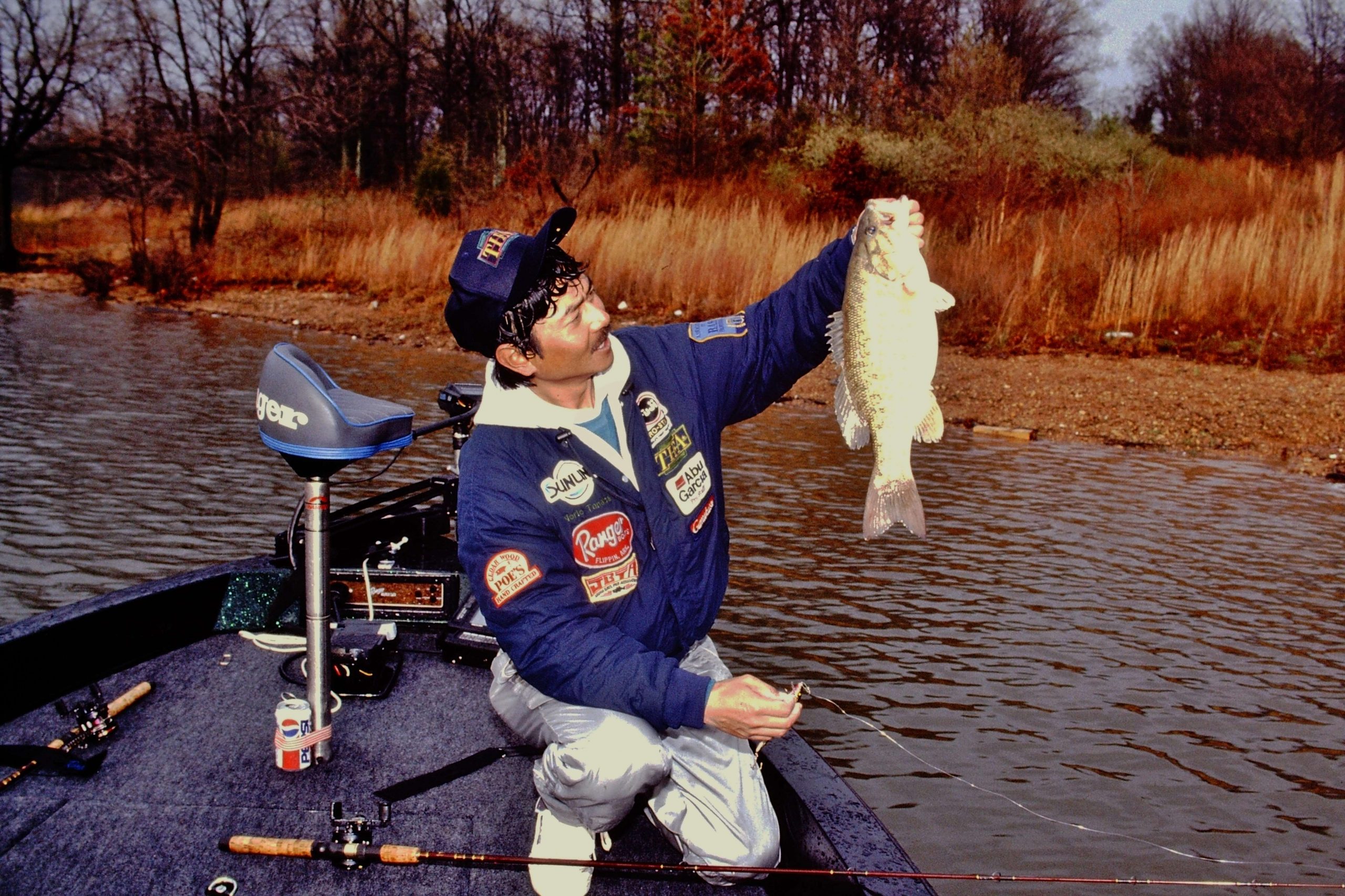 Even in the rough weather, Tanabe showed skill was just as important as luck. Tanabe managed to weigh in three fish at an impressive 14 pounds, 12 ounces. He caught the fish early before the winds began, and he said he broke off another 5-pounder.