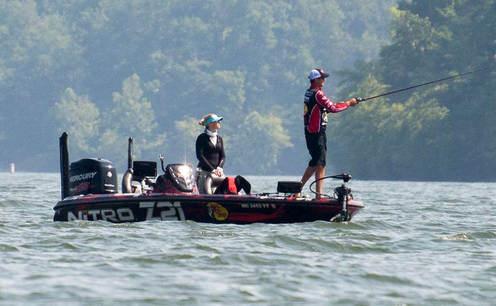 Also nearby was Kevin VanDam.