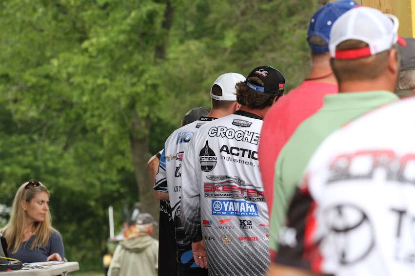 Only a couple anglers left to weighâ¦