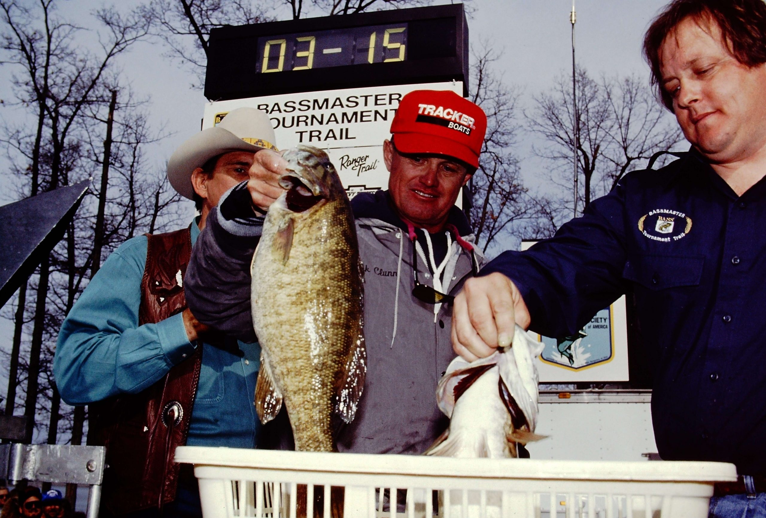Clunn came in third with eight bass weighing a total of 38 pounds, 13 ounces.
