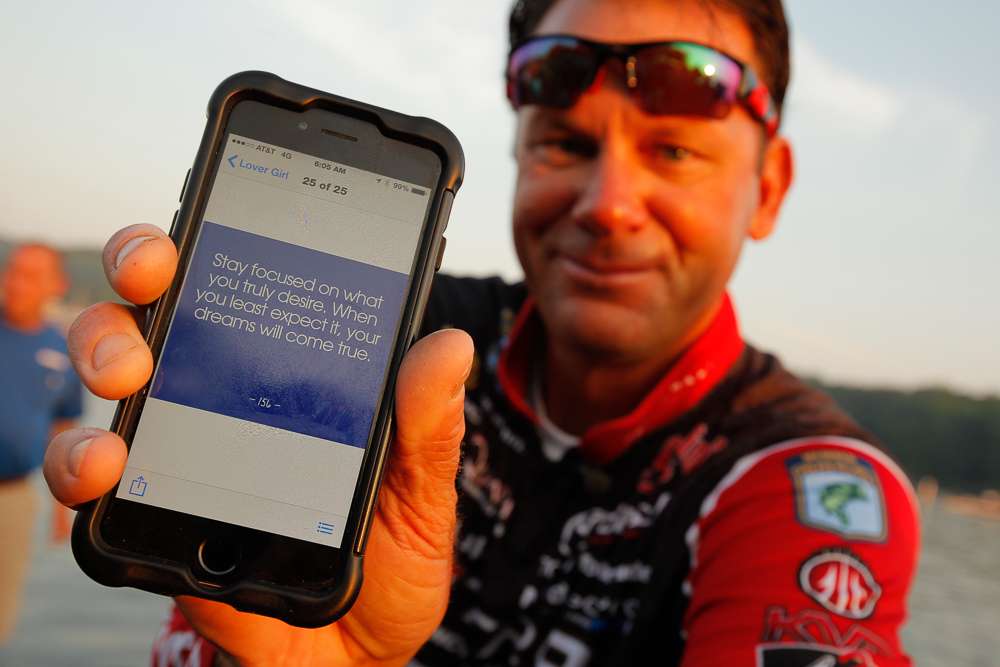 Here are some of the words that drive Kevin VanDam to be the best. 