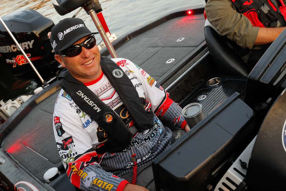 Brett Hite is ready for the day.