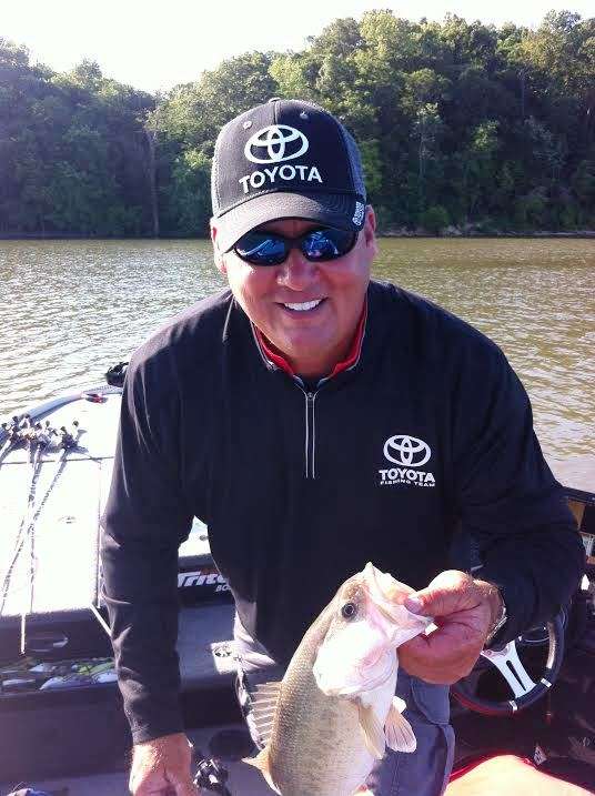 Terry Scroggins with two in the livewell. 