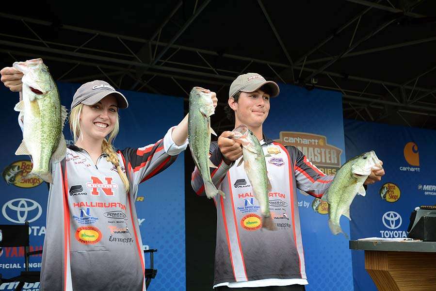 Allyson Marcel and Tyler Rivet of Nichols State are qualified for the national championship. 