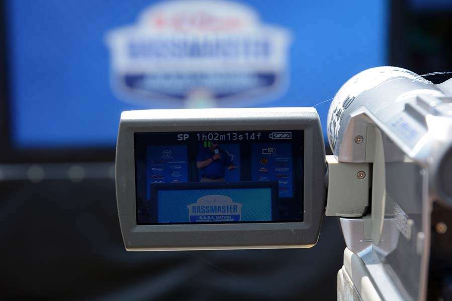 The weigh-in goes live on Bassmaster.com. 