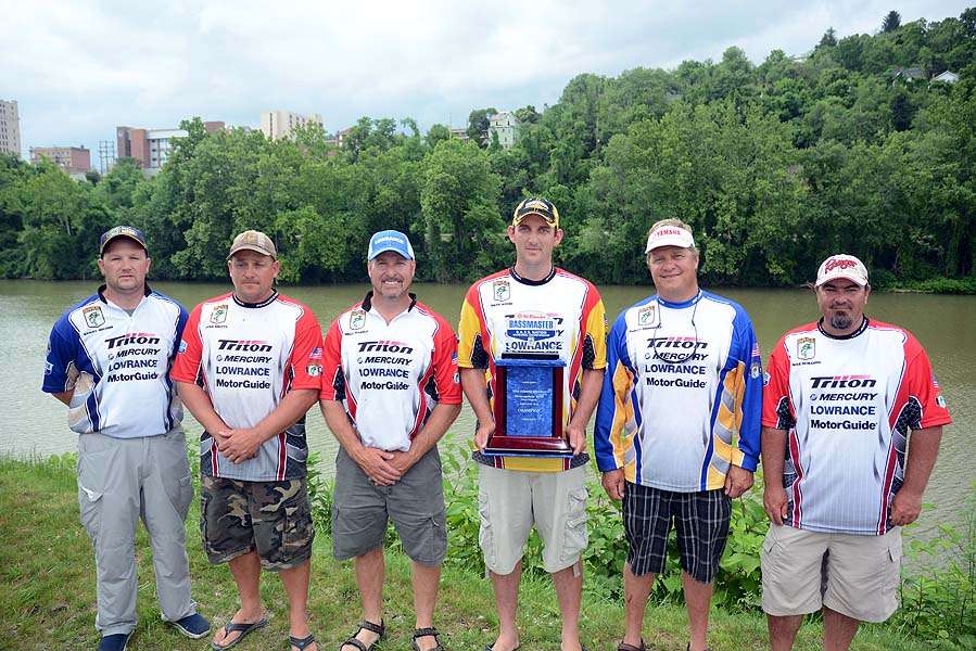 The 2015 B.A.S.S. Nation Mid-Atlantic state champions are Sammy Bounds (West Virginia); Chad Shutty (Pennsylvania); Brian Harold (Virginia); Brad Weese (Maryland); Fabian Rodriguez (Delaware) and Mike McMahon (New Jersey). 