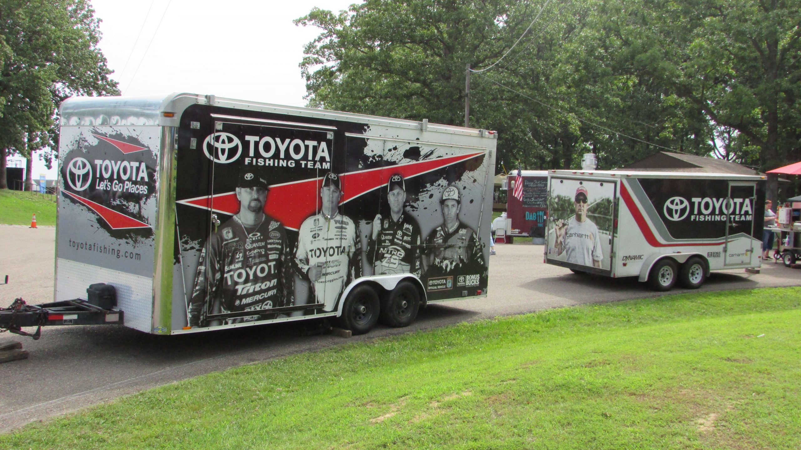 Team Toyota was well represented at the Paris Landing State Park BASSfest site.