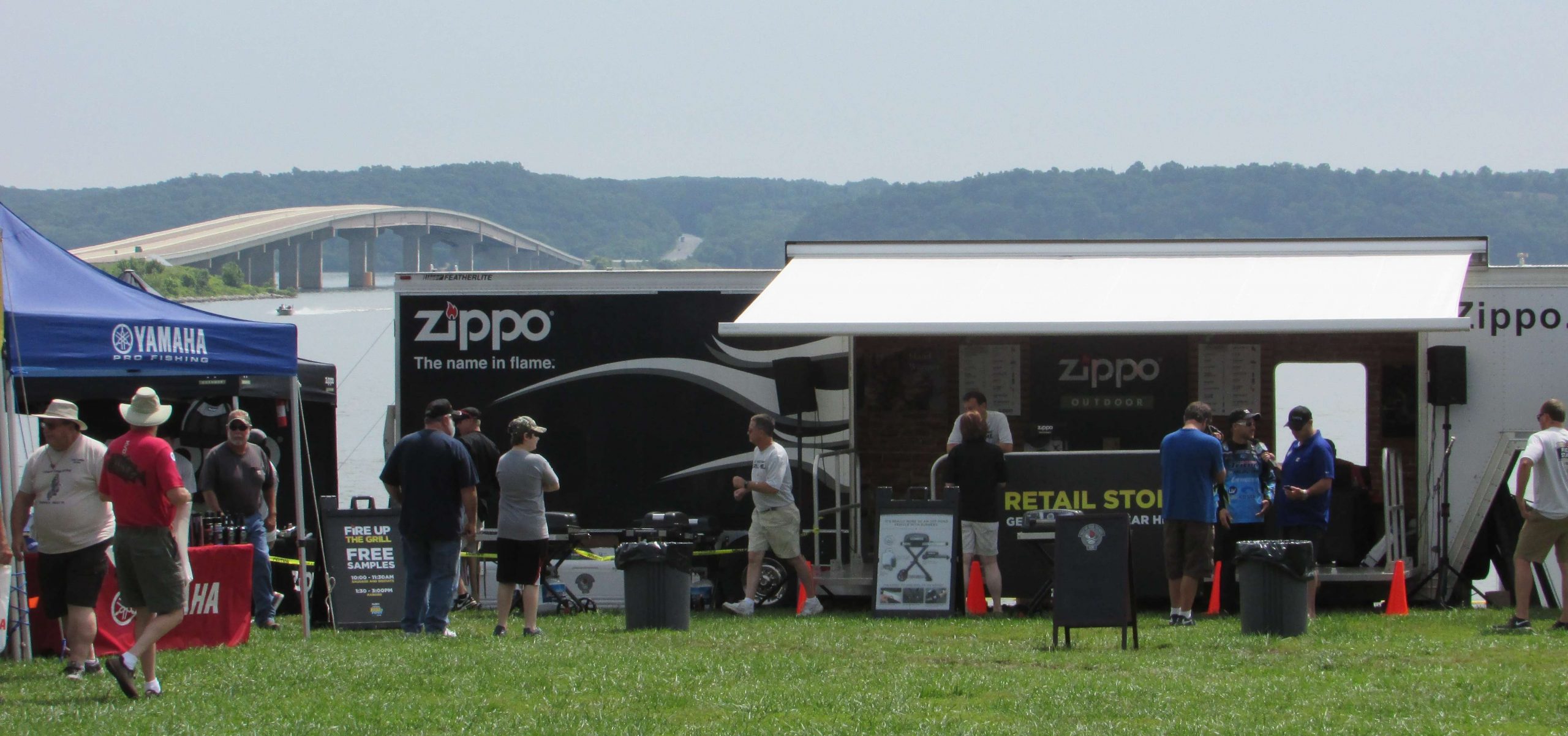 BASSfest sponsor Zippo had friendly staff on-hand to answer questions.