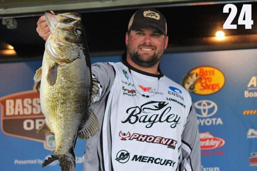 Brock Mosley, 27, of Collinsville, Miss., has been a regular on the Bassmaster Opens since 2012. Heâs fished a total of 18 events, finishing in the money in 10 of those. Over the course of time he has steadily become more consistent. Currently, he sits in fifth place in the Southern Opens and 55th in the Central Opens.