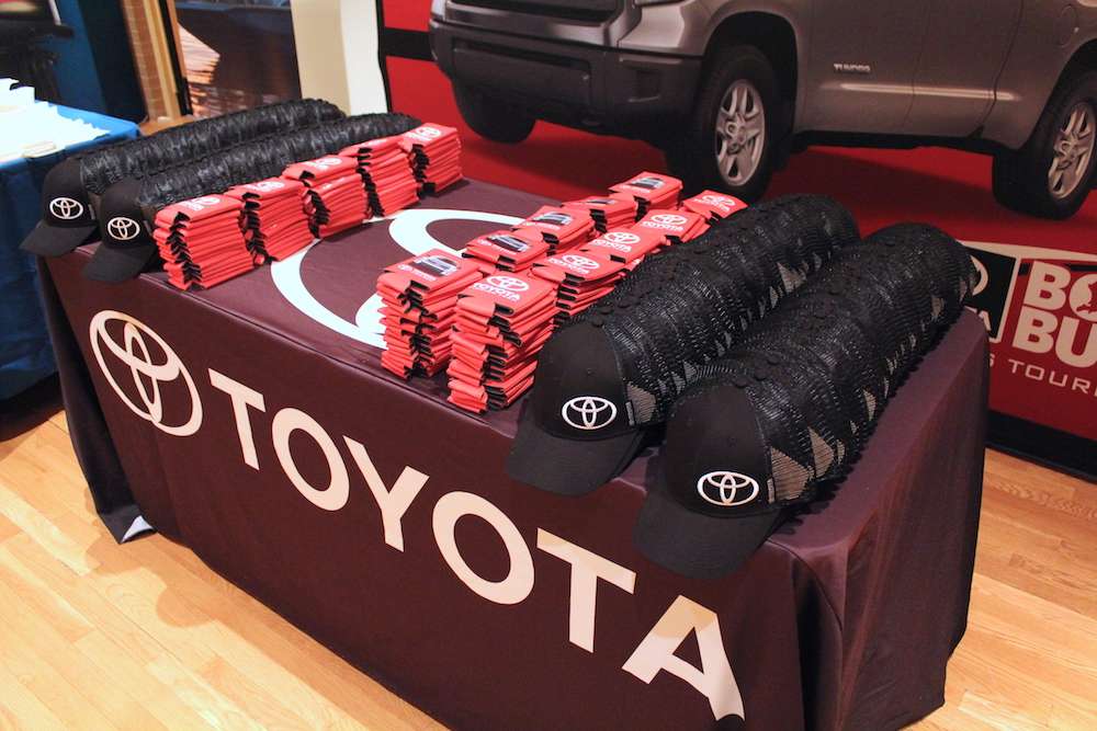 A little Toyota swag. 